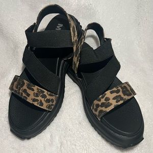 Leopard print size 2 MIA sandals
